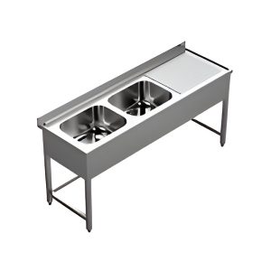 مجلى غسيل قابلة للفك وحوض غسيل مزدوج