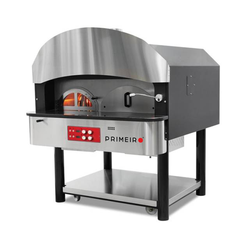 فرن البيتزا والمعجنات الدوار شكل قبة غاز وحطب
