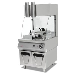 Electric convector for frying